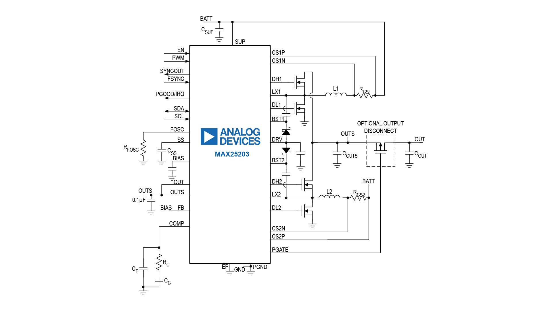 Automotive Boost Controller Shrinks Class-D Audio Amplifier Space by 36%